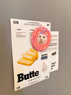 2 PCS Custom Hand-draw Pet Portrait Magnetic Fridge Magnets