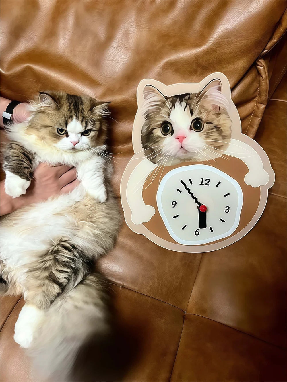 Custom Hand-Draw Pet Portrait Clock
