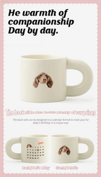 Custom Hand-draw Pet Portrait Ceramic Mug