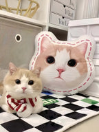 Custom Hand-Draw Pet Portrait Pillow