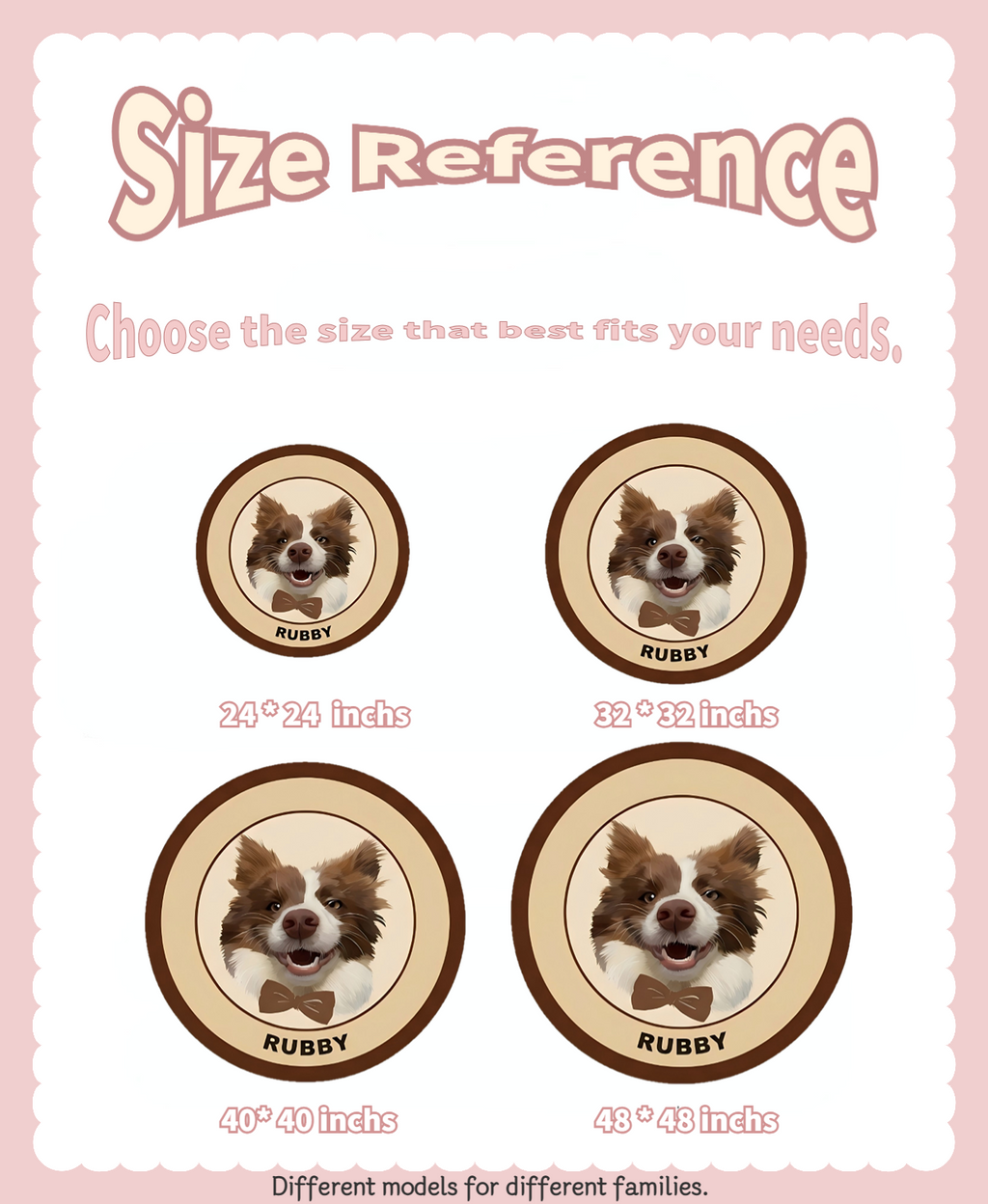 Custom Hand-draw Pet Portrait Carpet