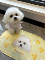 Custom Hand-Draw Pet Portrait Food Mat