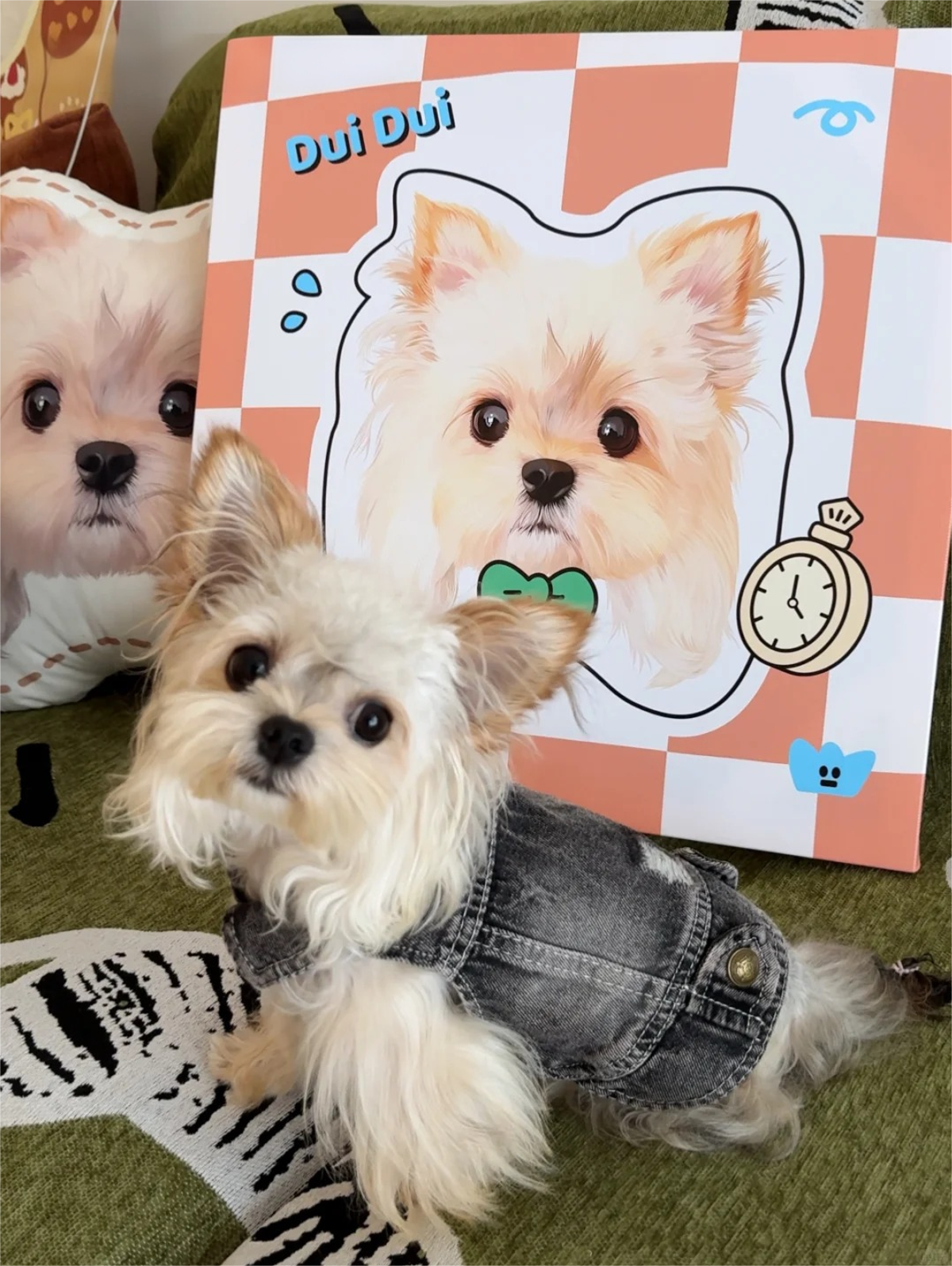 Custom Hand-Draw Pet Portrait Oil Painting