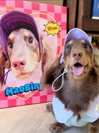 Custom Hand-Draw Pet Portrait Oil Painting