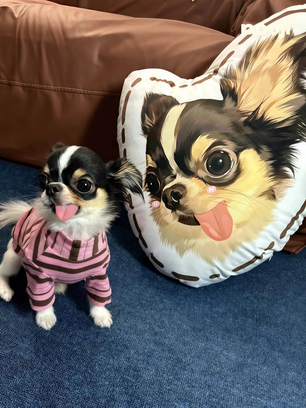 Custom Hand-Draw Pet Portrait Pillow