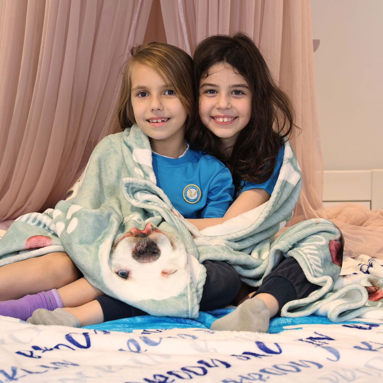 Custom Hand-Draw Pet Portrait Blanket