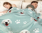 Custom Hand-Draw Pet Portrait Blanket