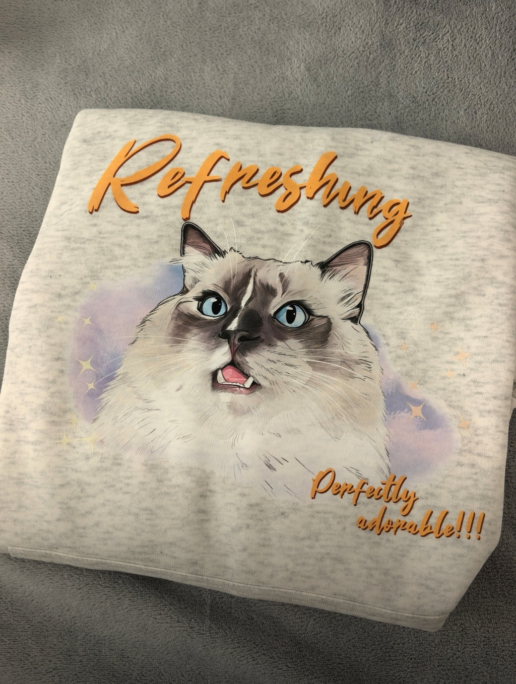 Personalized Pet Sweatshirt with Hand-Painted Portrait, Gifts For Pet Owners