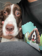 Personalized Pet Sweatshirt with Hand-Painted Portrait, Gifts For Pet Owners