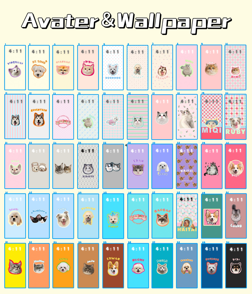 Custom Your Personalized Hand-drawn Pet Portrait