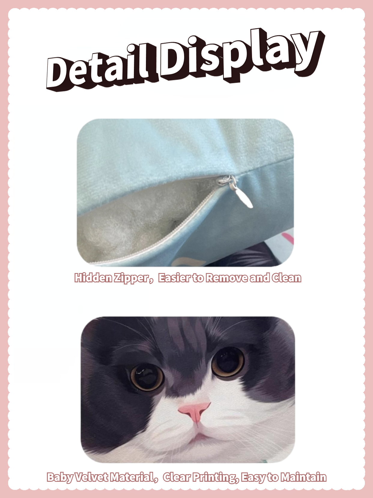 Custom Hand-Draw Pet Portrait Pillow