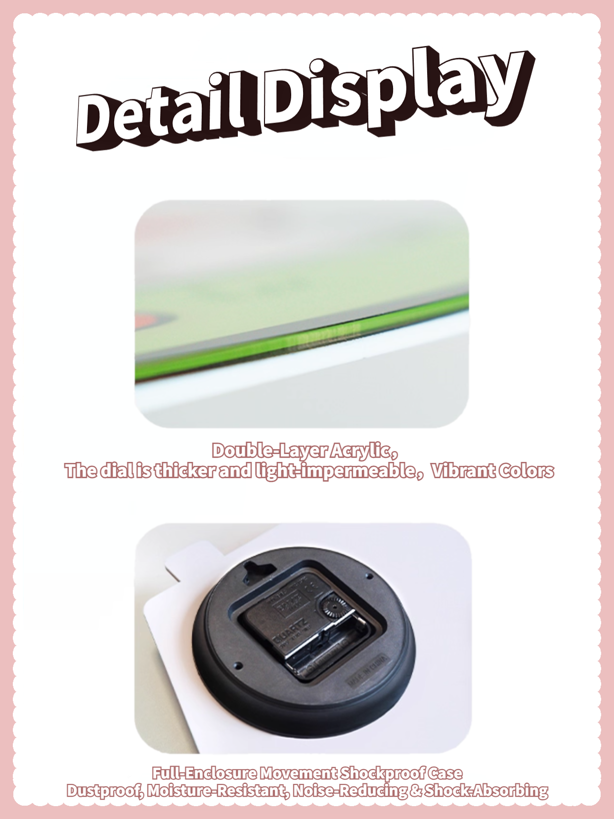 Custom Hand-Draw Pet Portrait Clock