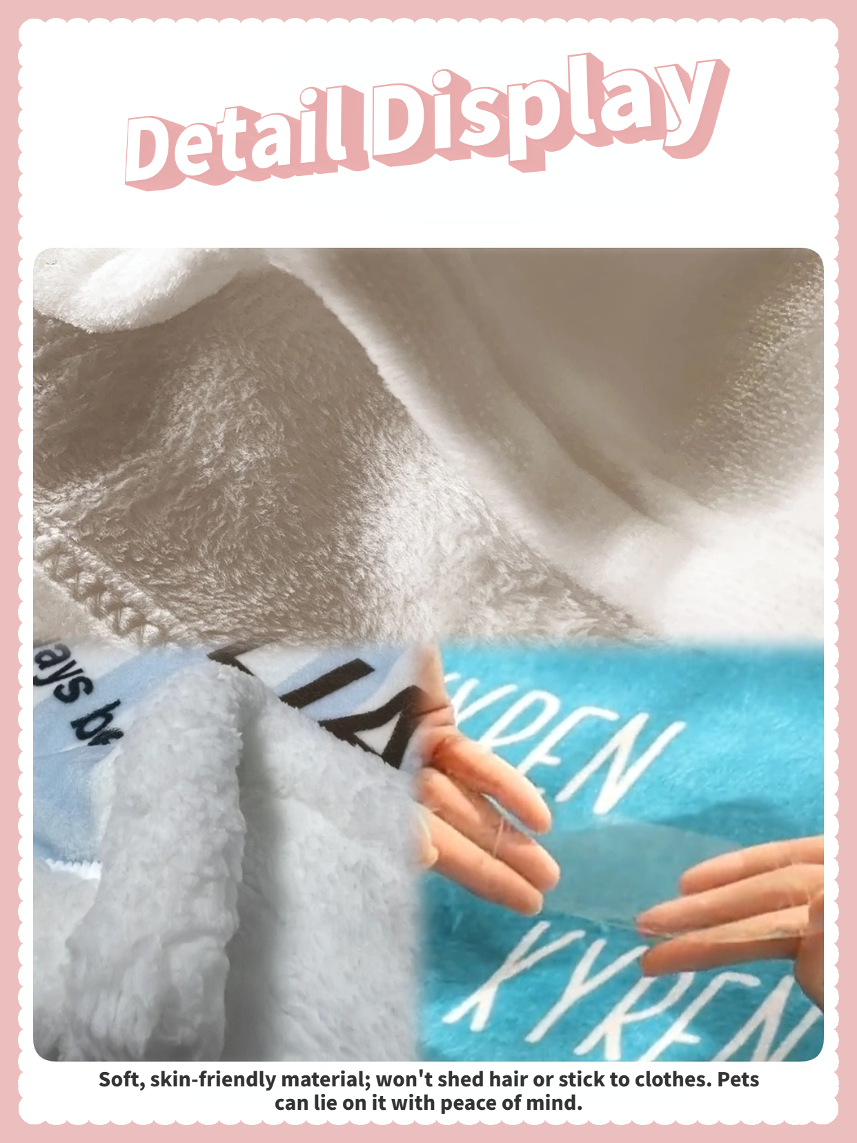 Custom Hand-Draw Pet Portrait Blanket