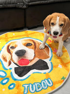 Custom Hand-draw Pet Portrait Carpet