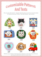 Custom Hand-Draw Pet Portrait Pillow