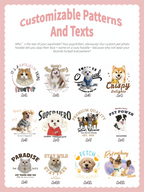 Personalized Pet Sweatshirt with Hand-Painted Portrait, Gifts For Pet Owners