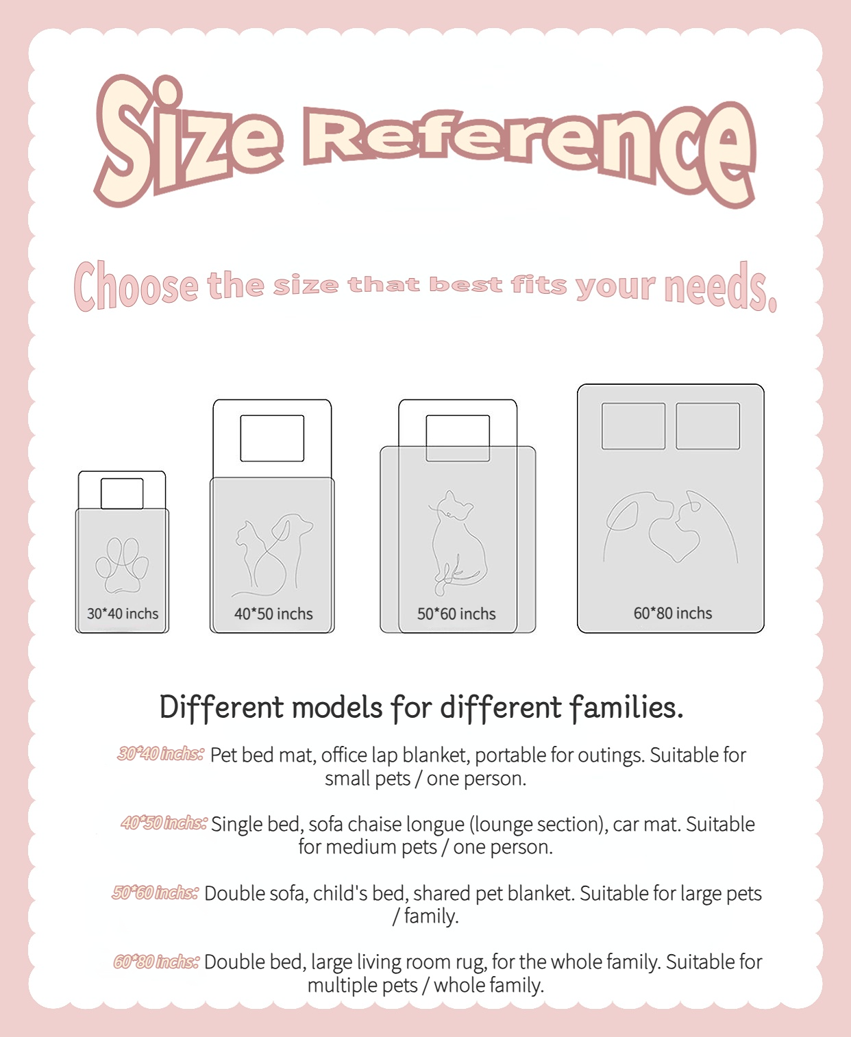 Custom Hand-Draw Pet Portrait Blanket