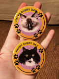 2 PCS Custom Hand-draw Pet Portrait Magnetic Fridge Magnets